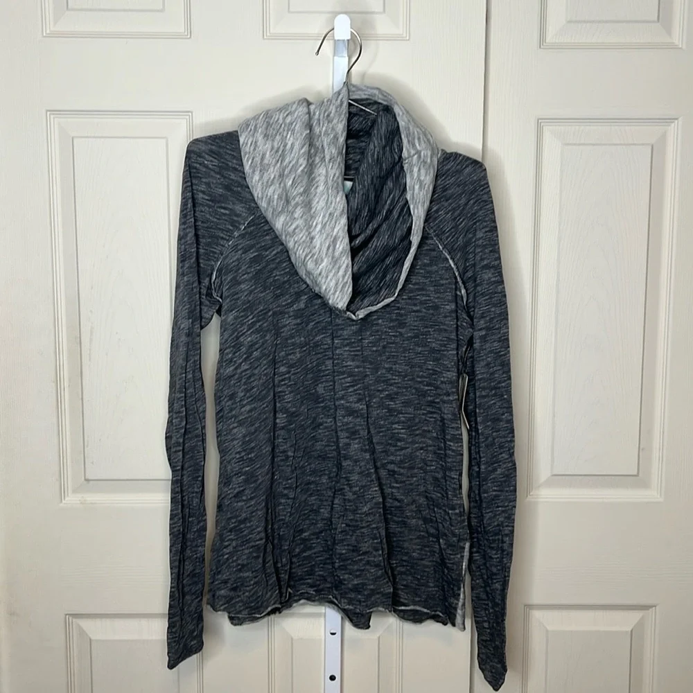 Free People Beach Cocoon Cowl Neck Pullover Top NWT Size M